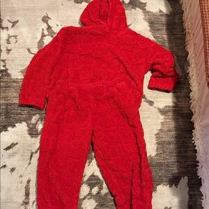 JoySpun fleece heart design pajamas/lounge wear